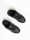 Pánske topánky z pravej kože, pracovný typ, čierne KK174244 906